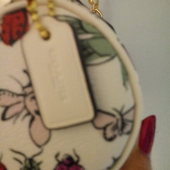 Coach Nolita Barrel Bag With Creature Print Mini Bag - Picture 8 of 9